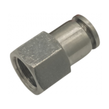 星摩/STARMOOM STM-PCF-001079T ^ 不锈钢气动内丝直通接头 φ4 NPT1/4材质304