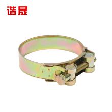 谐晟 48-51mm 镀锌管箍管夹抱箍 金色 单位：个