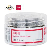 得力/deli 0037 回形针 200枚/盒