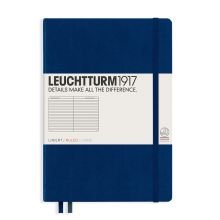 LEUCHTTURM 1917 灯塔A5横格笔记本藏蓝硬封皮 342922 藏蓝色 本