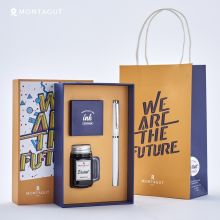 梦特娇 0.5mm 明尖钢笔练字墨水套装 白色（单位：套）