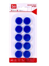 富尼 CT-362 圆形磁粒 蓝色 20*8mm 10个装（单位：卡）