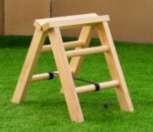 向天歌 60*44*14cm 碳化木双梯