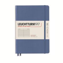 LEUCHTTURM 1917 灯塔A5马卡龙系列横格笔记本牛仔蓝硬封皮361578 牛仔蓝色 本