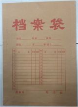 地产 混浆牛皮纸档案袋 10只/包 米黄色（单位：个）
