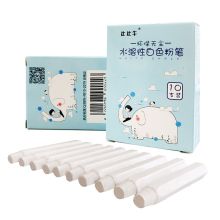 比比牛 BBN-FW10 10支装 白色水溶性黑板粉笔 单色（单位：盒）