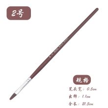 莫奈（Monet） 2号 尼龙毛水粉画笔实木短杆软毛笔单支 单位：支