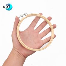 国产 13cm 学生刺绣手工用竹绣圈约 黄色（单位：个）