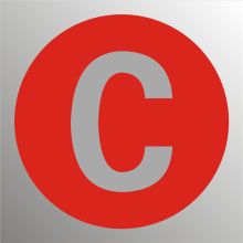 安鑫 340*340 相序牌A、B、C 提示牌 SUS304可定制 (单位:块)