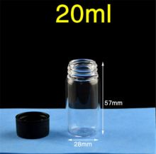 天科 透明 20ml 直径28mm*高度57mm 带盖 玻璃取样瓶 (单位：个)