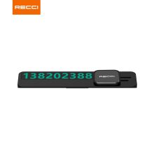 锐思Recci临时停车牌 RCS-C03 黑色夜光自定义可隐藏大字 黑色（单位：个）
