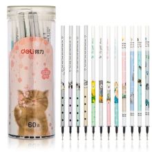 得力(deli) 33451 笔芯0.5mm黑色60支装（单位：桶）