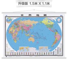 国产 1.5米*1.1米 2022年 世界地图挂图（升级精装版 1.5米*1.1米 学生、办公室、书房、家庭装饰挂图 无拼缝）（单位：张） (单位：张)