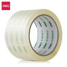 得力(deli) 30325 6卷/筒 高透明度封箱胶带60mm*100y (单位：个)