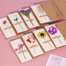 国产 三八节 镂空干花贺卡  8个装/包（单位：包）