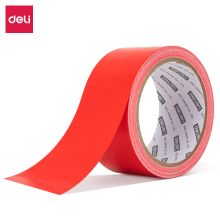 得力(deli)强力布基胶带 48mm*10m*230μm单卷 耐磨防水易手撕 地毯固定管道密封红色款 52000（单位：个）