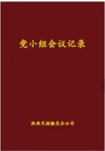 国产 定制 党小组会议记录（单位：本）