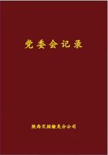 国产 定制 党委会记录（单位：本）