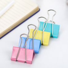 得力 Deli 8554 25mm 48个/盒 彩色长尾票夹 （单位：盒）