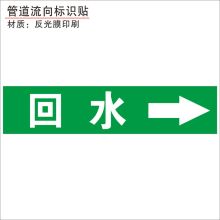 米魁 4x20cm 管路指示贴 回水（单位：个）