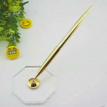 国产 20cm 金属签字台笔 金色（单位:支）