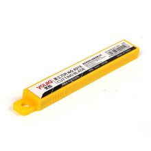 优拉 0211 大号美工刀刀片 18mm 10片/盒 单位：盒 银色