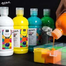 蒙玛特 MPST0001-12 500ml/瓶 12色/套 水粉颜料 多色 (单位:套)