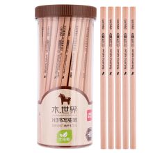 得力(deli) S950 铅笔 HB 72支/桶 单位：桶 原木色