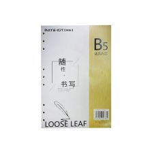 欧标 B0880 活页替芯 25K 100页/本 单位：本 白色
