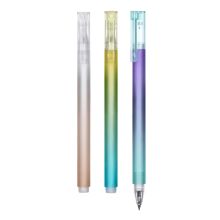 齐心 GP377 长安歌速干拔帽中性笔 子弹头 0.5mm 三色混装 匹配笔芯R917  12支/盒 单位：盒