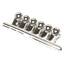 晨光 ABS92645 圆形票夹 76mm 6个/袋 单位：袋 银色