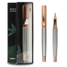 得印 0097 中性笔优雅灰笔杆 0.5mm 黑色 单位：支