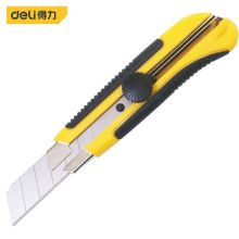 得力（deli） DL0035 25mm 美工刀 大号 黑黄色(单位：把)