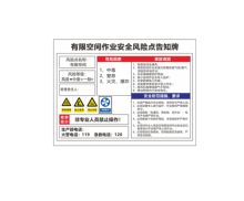 颖芒 亚克力 200*200 电气设备安全提示 配色(单位：个)