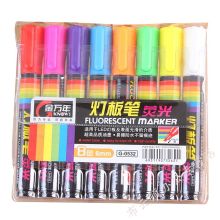 洋凝珑 0532 6MM8色 荧光板笔 混色（单位：板）