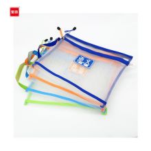 宝客 BK-6814 双层纱网学科袋 A4 白色 综合 12个/包 （单位：包）