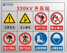 安鑫 2000*1000 风机作业安全提示标牌 SUS304可定制 (单位:块)