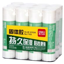 得力 7103 固体胶 36g 12支(单位：盒）