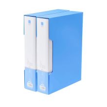 晨光 ADM95101 100页新锐派塑套资料册 蓝色 2个装（单位：个）