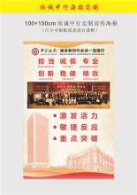 国产 100*160cm 欣诚中行定制蔡甸一楼高清写真铝合金展板 彩色（单位：块）