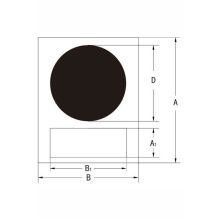 LRGIP 120mm×200mm 指令标志 2mm铝板3M广告级反光膜贴面 单位：块（可定制）