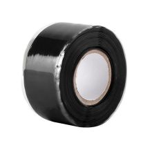 彩标 GJ50 50mm*6m*0.8mm硅胶自粘胶带 黑色(单位：卷）