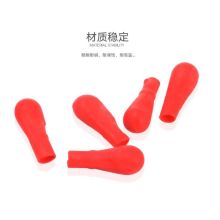 品乐 200个每包 8*40mm 乳胶帽  玻璃滴管帽 红色 (单位：包)