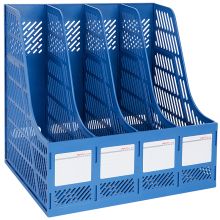 得力 9848Z 四联文件框 325*263*313mm 单位:个 蓝色