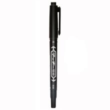 斑马  JZ双头 MO-120-MC-BK   油性记号笔 0.5mm/1.0-1.3mm 1/10 黑色