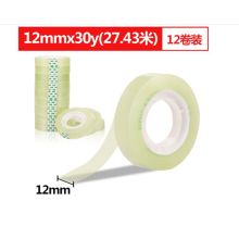 国产 透明文具胶(小芯) 12MM*30Y(单位：卷）