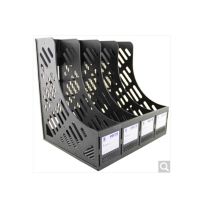 卓联 ZL7004  四档文件框 黑色（单位：个)