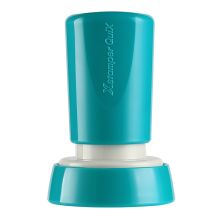 旗牌 Q34 定制DIY刻章印章盖圆印面 20mm 单位：枚 蓝