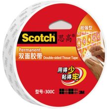 3M 300C 思高双面胶带(超强型) 24mm*9.5m 单位：卷 透明