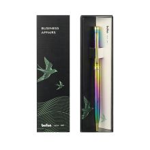 得印 1033 金属按动圆珠笔 1.0mm 单位：支 七彩渐变色